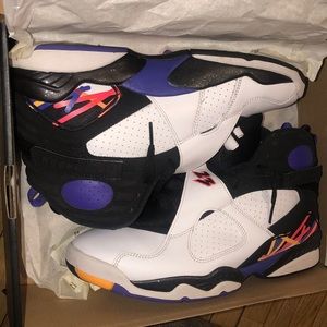 Air Jordan 8 white/infrared  3 peat